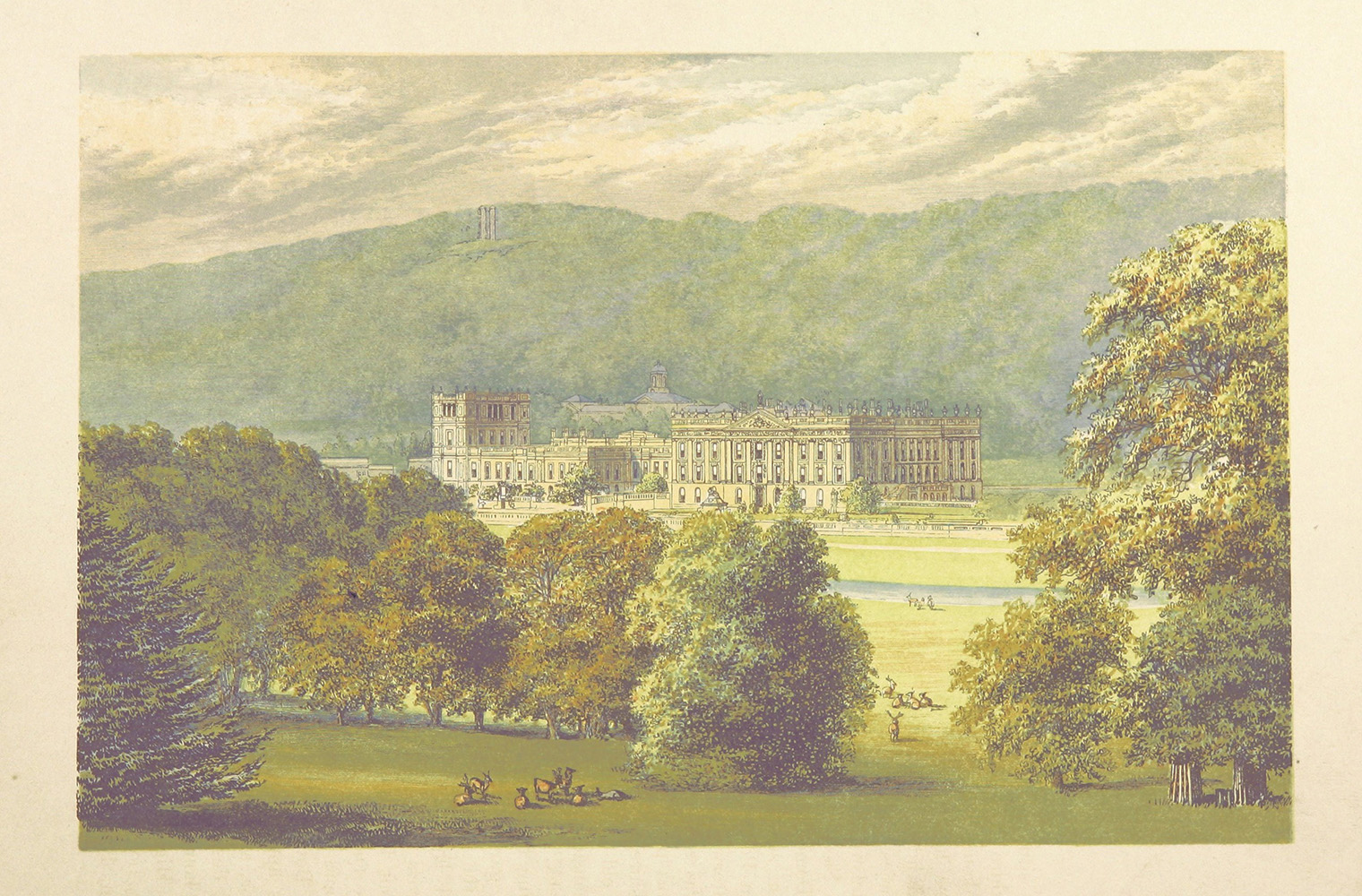 The great house of Chatsworth