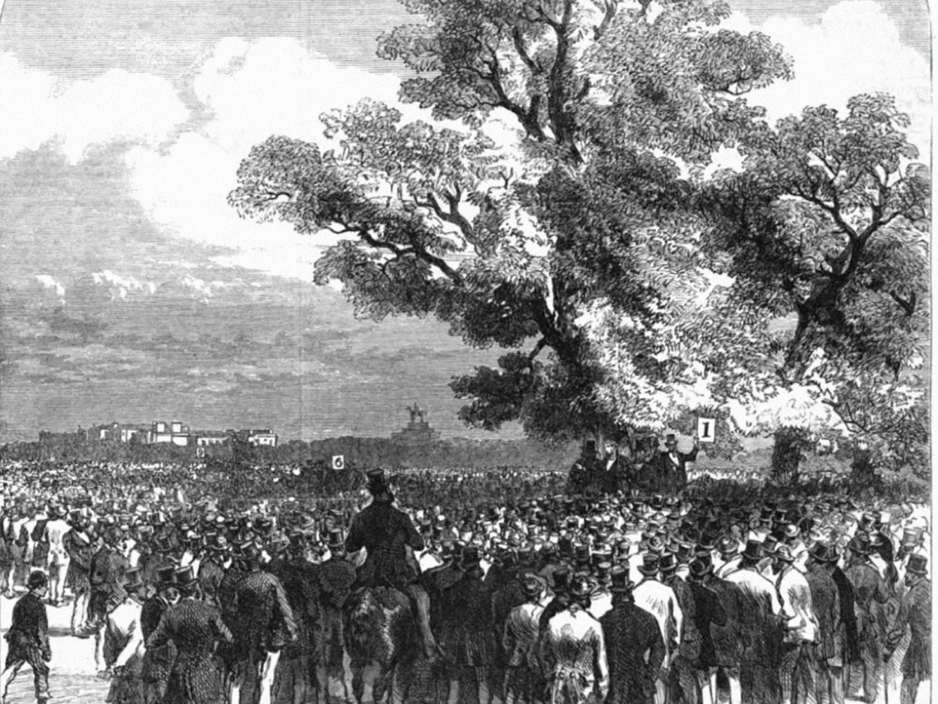 Demonstrations in Hyde Park, 1867